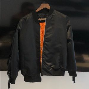 Endless rose black bomber